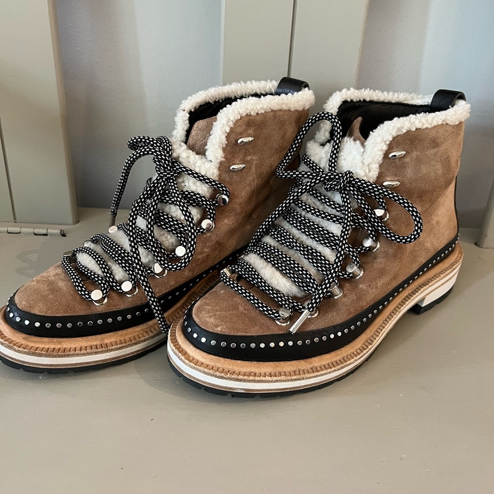 Rag & bone compass boot genuine sterling combat size 36.5 EUC US6.5